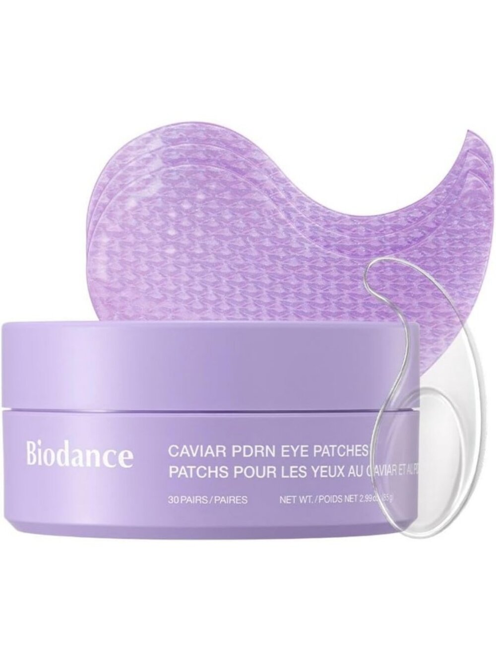 Hydrogel Eye Patches for Dark Circles & Puffiness - Caviar Infused, 60 Count